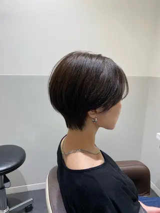ショート カラー 白髪ぼかし/ショート /ミニボブだいじのヘアスタイル