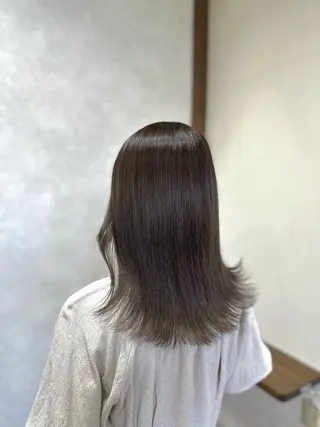 セミロング カラー Salon de QualiaRUNAのヘアスタイル