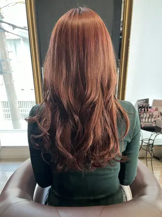 ロング カラー 松村 菜美のヘアスタイル