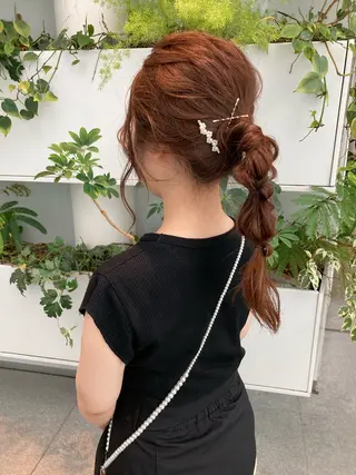 ロング ヘアアレンジ 🌷小野田 睦🌷のヘアスタイル
