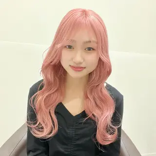 ロング カラー 🩵ブリーチカラー MIORI🩵のヘアスタイル