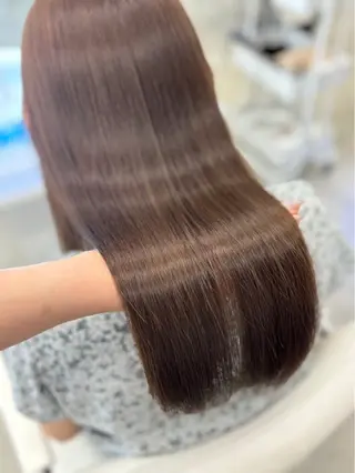 カラー minori🤎 韓国モテヘアのヘアスタイル