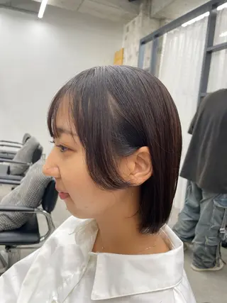 ショート 梅雨対策すぐ巻ける ☔️縮毛矯正勝倉　麗のヘアスタイル