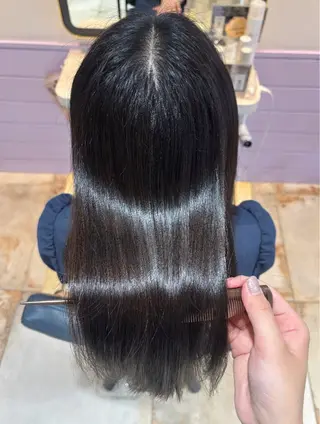 ロング 松永 瑠奈のヘアスタイル
