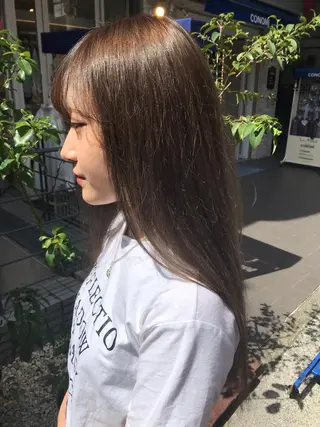ロング カラー パーマ ヘアアレンジ メンズ キッズ ネイル マツエク・マツパ 神山 昌子のヘアスタイル