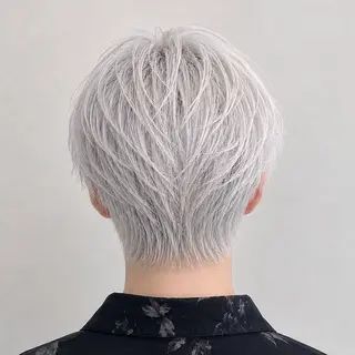カラー メンズ メンズ特化カットパー マカラー坂田柊のヘアスタイル
