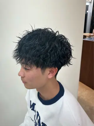 ショート カラー パーマ メンズ 成田No.1 メンズヘア/清和武虎のヘアスタイル