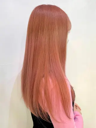 ロング カラー ヘアアレンジ 🎀暖色カラー🎀 ♡yurika♡のヘアスタイル