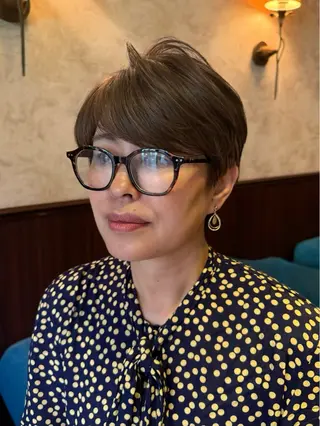 ショート 大人美人ショート 杉浦主馬のヘアスタイル