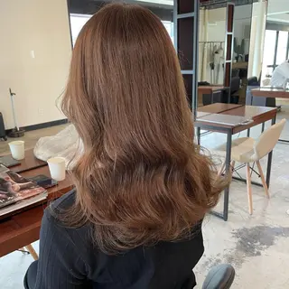 ロング カラー ヘアアレンジ マツエク・マツパ 透明感カラー/推しカ ラー☁️JURAのヘアスタイル