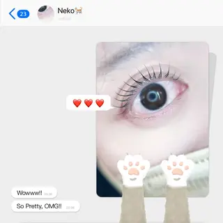 マツエク・マツパ 🎀eyelist. mizuki🐈⬛のマツエク・マツパデザイン