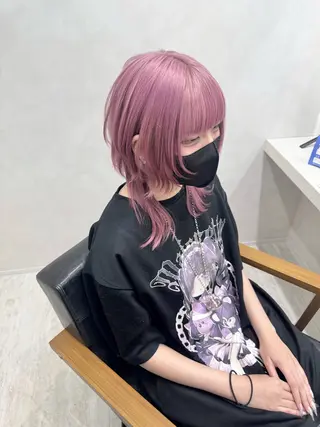 ミディアム カラー S.BLOOM 川崎 翔哉のヘアスタイル