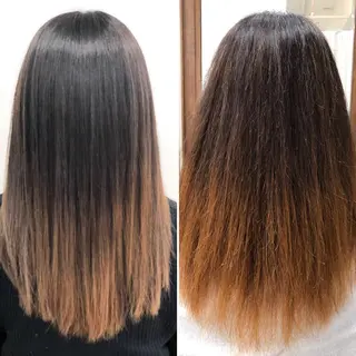 ロング カセヤ リョウのヘアスタイル