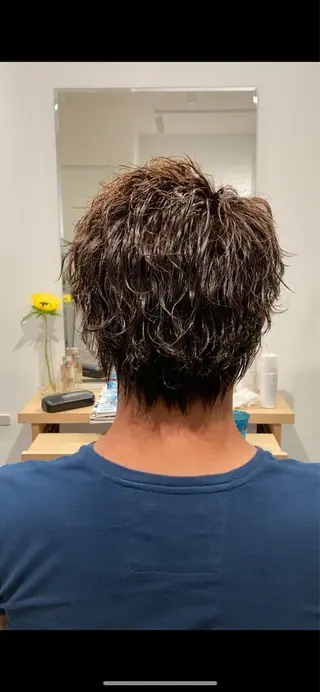 カラー メンズ リベイルけんた モデル募集のヘアスタイル