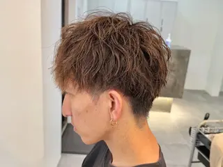 パーマ メンズ 内山 翔太のヘアスタイル