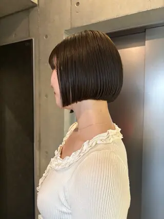 ショート カラー 朝が楽になるパーマ /ミリヤのヘアスタイル