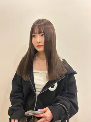 セミロング hair&eye🎀 /momoKaのヘアスタイル