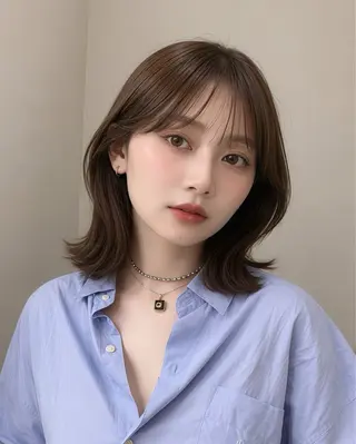 カラー 丸山 心 / 艶カラーのヘアスタイル