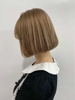 ミディアム カラー 🤍ちなみ 🤍のヘアスタイル