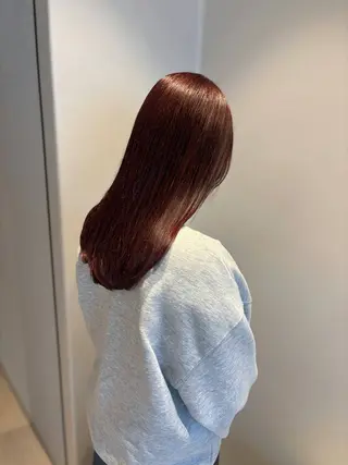 ロング カラー 髪質改善カラー ベージュ🤎YUMEのヘアスタイル