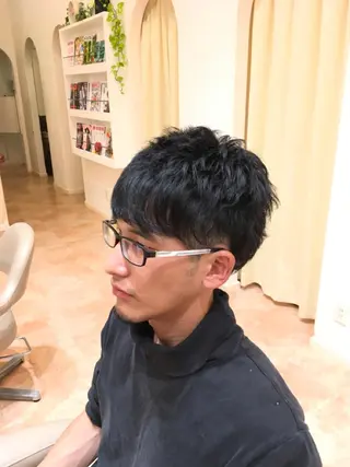 メンズ 鳥越 優志のヘアスタイル
