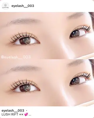 マツエク・マツパ Eyelash 003のマツエク・マツパデザイン