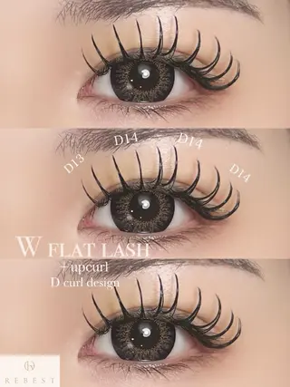 マツエク・マツパ REBEST心斎橋 AIRIのマツエク・マツパデザイン