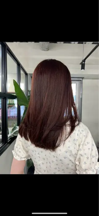 ミディアム カラー 重松 丈博のヘアスタイル