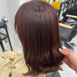 ロング カラー パーマ ヘアアレンジ メンズ キッズ ネイル マツエク・マツパ アイブロウ mona/ ストレートスタイル✨のヘアスタイル