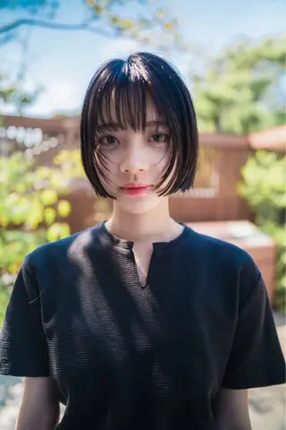 ショート 藤本豪海 モニターモデル募集のヘアスタイル