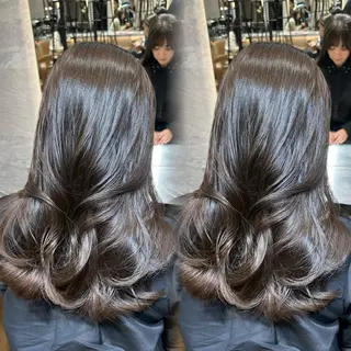ロング レイヤー/髪質改善 /透明感カラーユウトのヘアスタイル