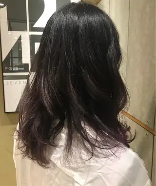 ミディアム 斉藤大河 カラー/縮毛矯正のヘアスタイル