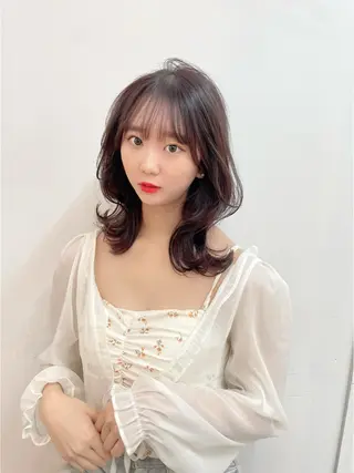 ミディアム ❤️ショートカット ・顔周りカット❤️のヘアスタイル