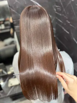 ロング JIN|朝楽になる 乾かしただけで極艶髪のヘアスタイル