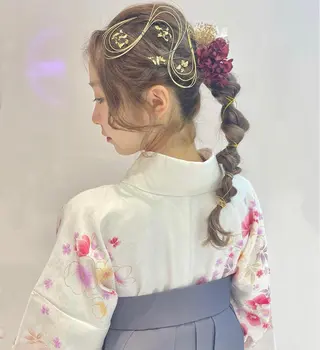 セミロング カラー パーマ ヘアアレンジ メンズ キッズ ネイル マツエク・マツパ アイブロウ レイヤーカット🪽 カネコミユのヘアスタイル