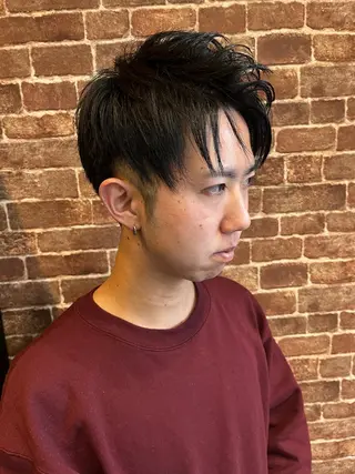 ショート カラー パーマ ヘアアレンジ メンズ キッズ ネイル マツエク・マツパ アイブロウ 久木原 ゆりのヘアスタイル