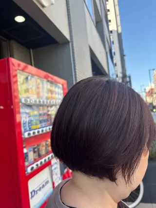 ショート カラー 🐰K+Plus🐰 まゆ🐰のヘアスタイル