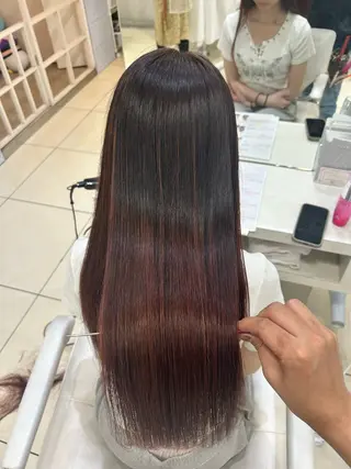 ロング 【髪質改善カラー】 瀧田嵐士🇰🇷のヘアスタイル