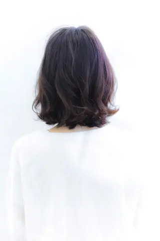 ミディアム カラー パーマ ✨関西No1✨ 春木淳也のヘアスタイル