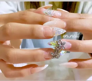 ロング ネイル EN_NAIL 野中本店Ayakaのネイルデザイン