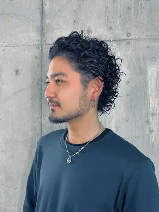パーマ メンズ 中原 祥太のヘアスタイル