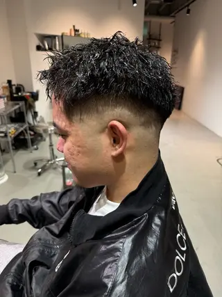 ショート パーマ メンズ Mizuki Yajimaのヘアスタイル