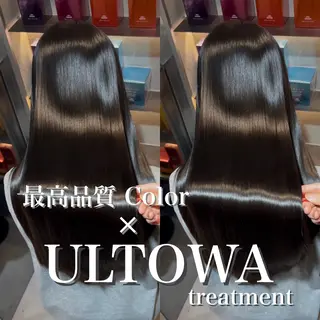 ミディアム カラー 髪質改善/美髪矯正 艶髪/Takutoのヘアスタイル