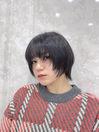 ショート カラー ショート/似合わせ/ 透明感カラー古市唯人のヘアスタイル