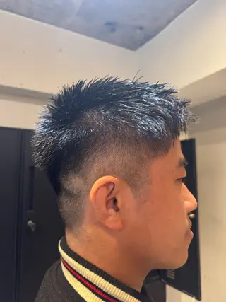 ショート メンズ メンズカット モデル募集レオンのヘアスタイル