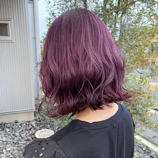 ミディアム 長山 茉白のヘアスタイル