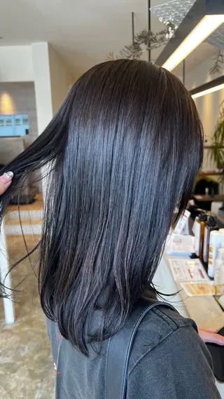 ミディアム 坂下 かのんのヘアスタイル