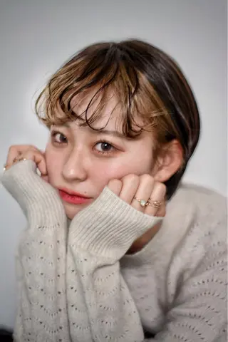 ショート 美髪矯正透明感カラー 江川 和輝のヘアスタイル
