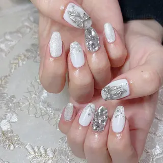 セミロング カラー パーマ ヘアアレンジ メンズ キッズ ネイル マツエク・マツパ アイブロウ Salon Ｋのネイルデザイン