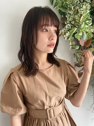 セミロング カラー パーマ ヘアアレンジ メンズ キッズ ネイル マツエク・マツパ アイブロウ Stockオーナー 古田翔平のヘアスタイル